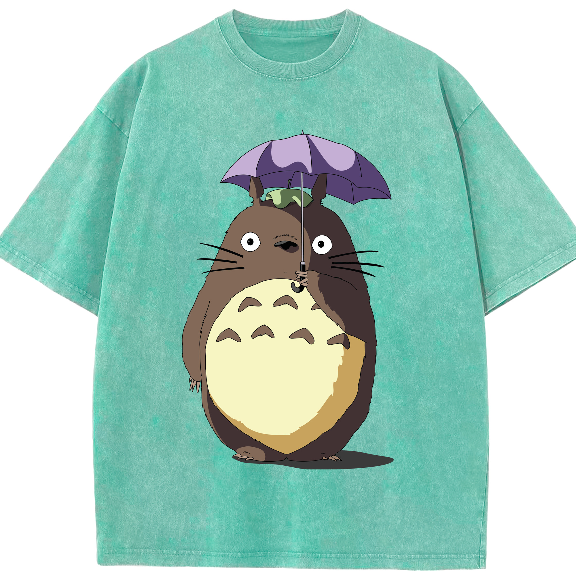 （画像用） となりのトトロ 草壁メイ 草壁サツキ My Neighbor Totoro Satsuki Kusakabe Mei Kusakabe 綿100% ヴィンテージ風 半袖Tシャツ（フロントプリント）